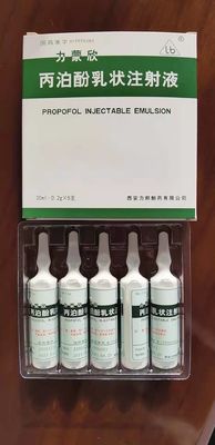 Chirurgisches Betäubungsmittel FDF betäubendes Propofol 20ml injizierbares Emulsions-2078-54-8
